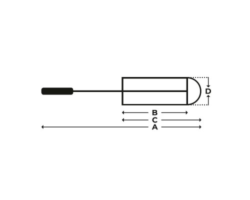 Ёршик Reitenspiess Bursten для пробирок, O 18 мм, длина 80/105/220 мм, с шерстяным наконечником, натуральная щетина (Артикул 12220301)