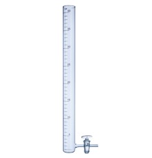 Цилиндр Снеллена с краном, эскиз 2-985 шкала 0-40 см (350 мл)