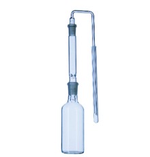 Прибор для отгонки и поглощения мышьяка в питьевой воде, на резиновых пробках