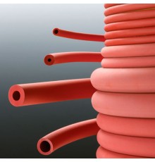 Шланг резиновый Deutsch & Neumann вакуумный, внутренний диаметр 12 мм, толщина стенок 8,0 мм, красный