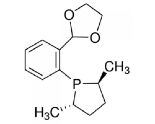 (2S,5S)-1-(2-(1,3-диоксолан-2-ил)фенил)-2,5-диметилфосфолан, 97%, Acros Organics, 500мг