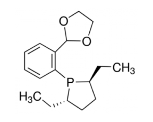 (2S,5S)-1-(2-(1,3-диоксолан-2-ил)фенил)-2,5-диэтилфосфолан, 97%, Acros Organics, 100мг