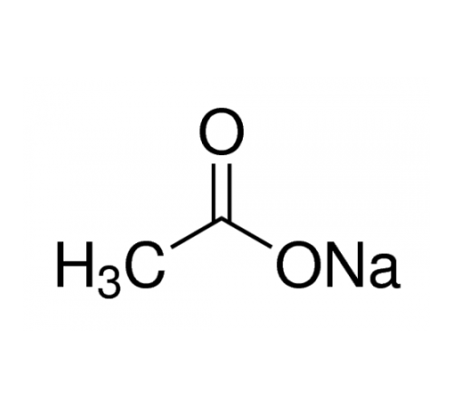 Натрия ацетат б/в, для аналитики, ACS, Panreac, 500 г