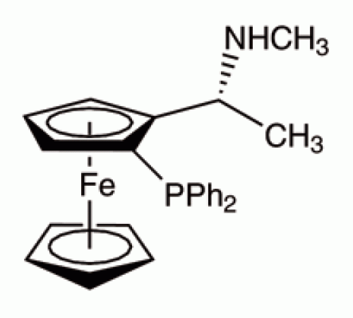(R) - (-) - N-метил-1 - [(S) -2 - (дифенилфосфино) ферроценил] этиламин, Alfa Aesar, 1 г
