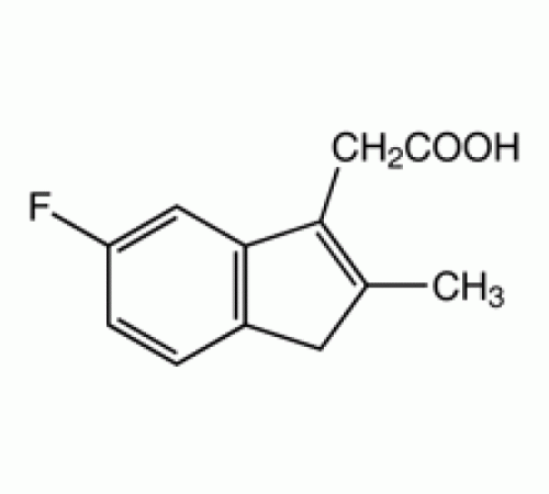 (5-фтор-2-метил-1Н-инден-3-ил) уксусной кислоты, 97%, Alfa Aesar, 250 мг