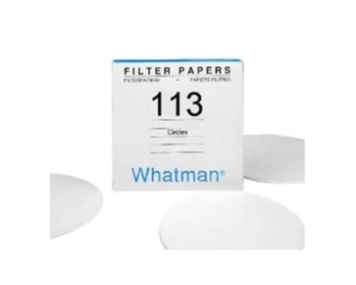 1113-240 Фильтровальная бумага Grade 113, диаметр 240 мм, толщина 0.42 мм, зольность 0.06, 100 шт/упак